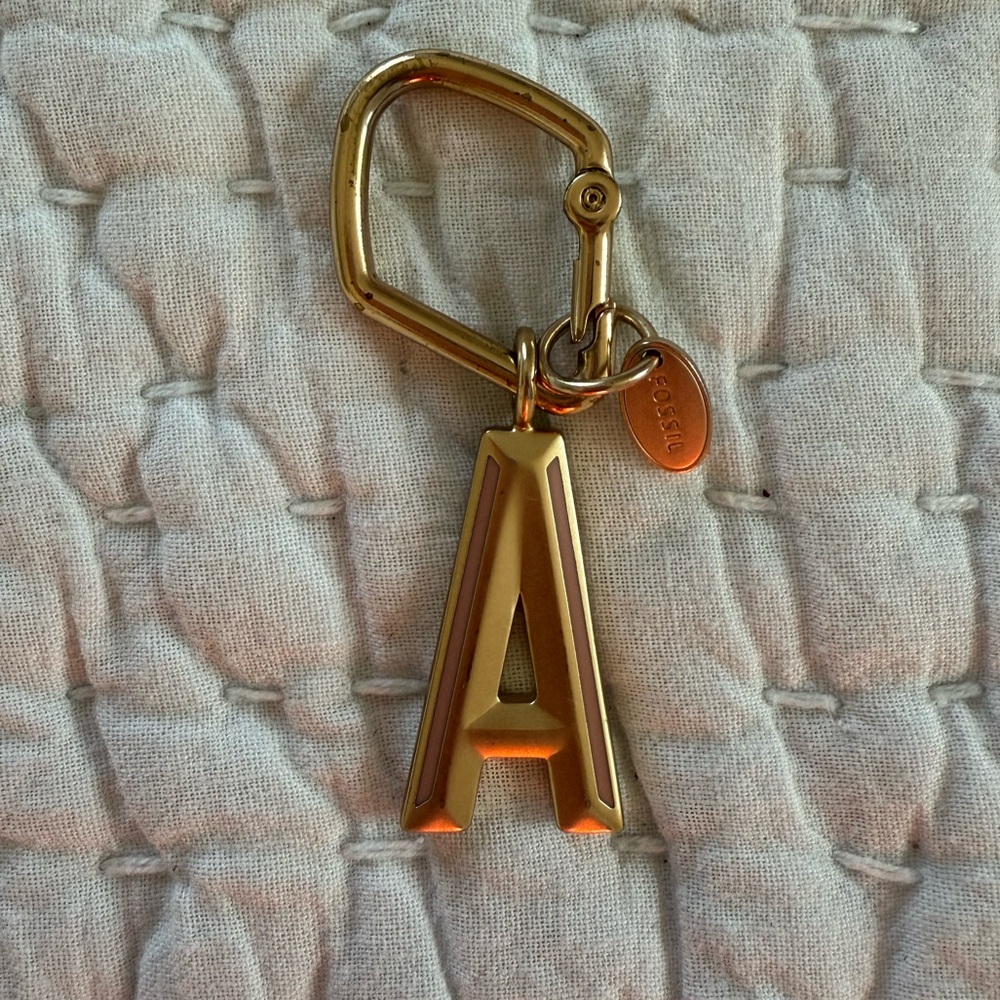 Fossil Keychain "A"